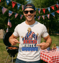 4th July Red White Wooooo Patriotic Dad Wrestling Ric Flair