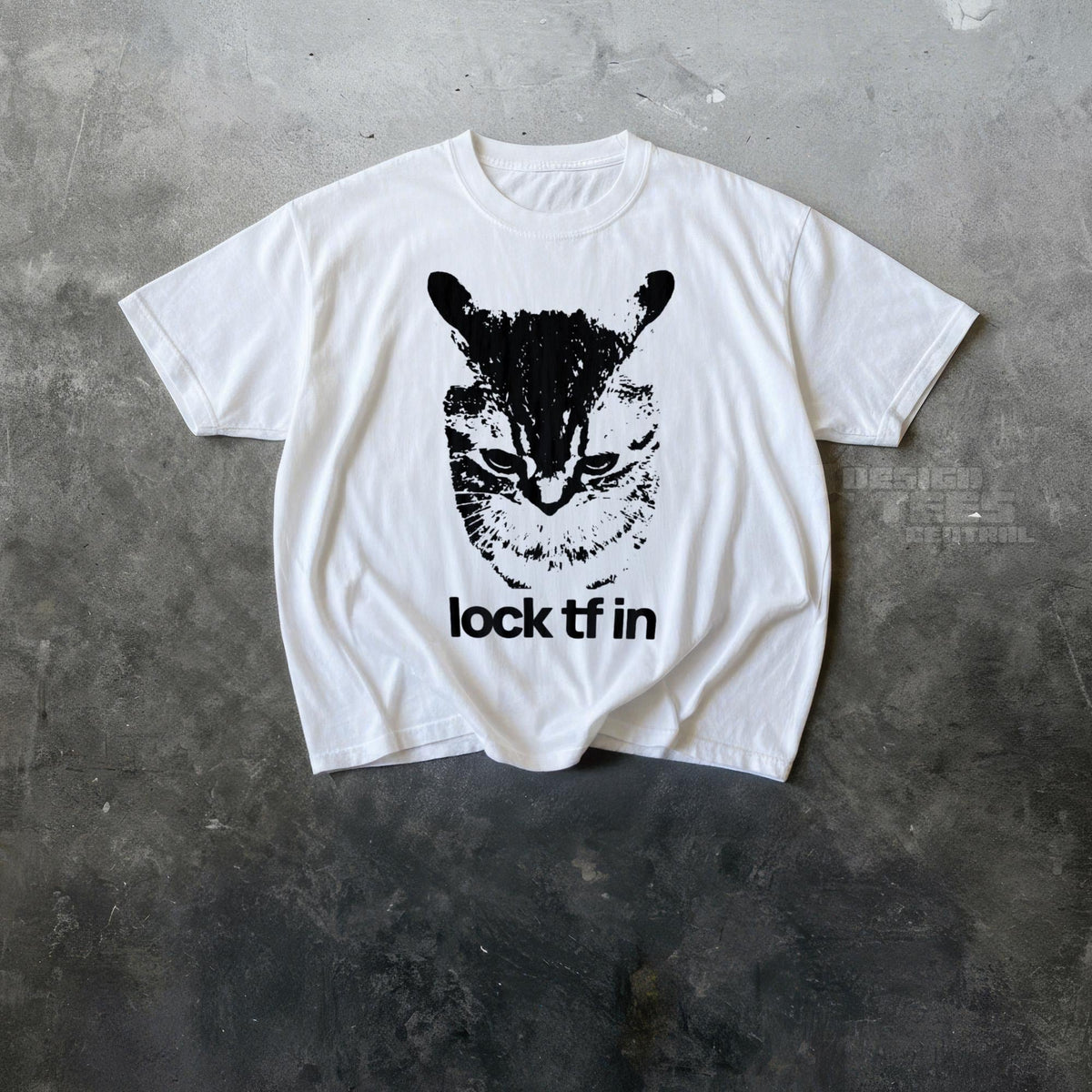Lock Tf Cat Gen Meme Shitpost Y2k Unisex