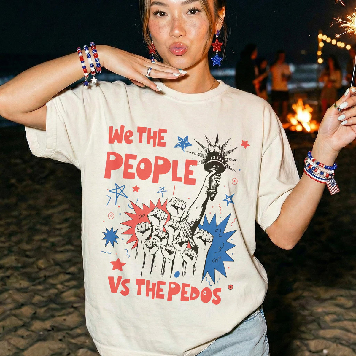People Anti Pedo Activist Fourth July Patriotic Usa 250 Birthday Anti Billionaire July 4th Anti Trump Epstein Class