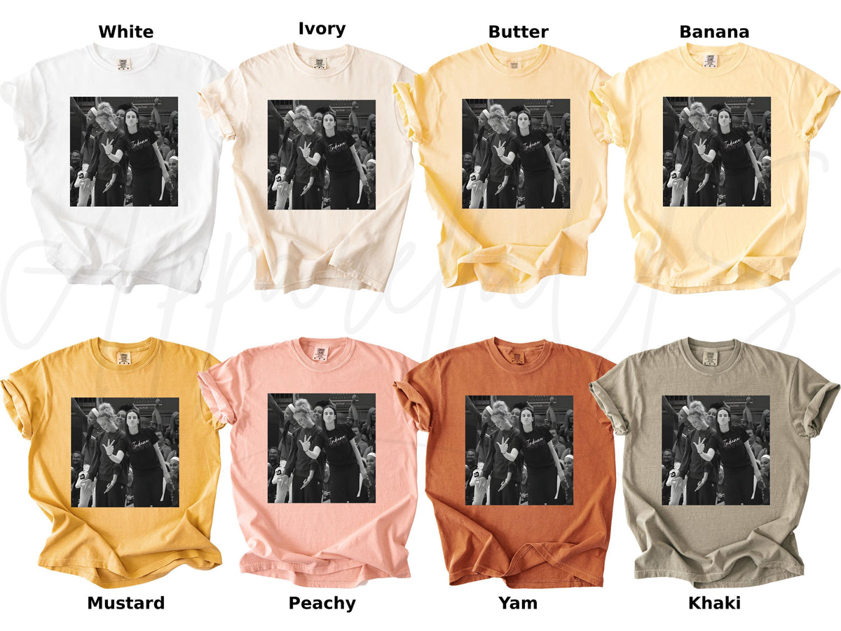 Comfort Colors Caitlin Clark Sophie Cunningham Sophie Cunningham Fan Gif Basketball Indiana Basketball