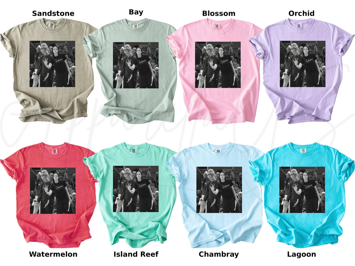 Comfort Colors Caitlin Clark Sophie Cunningham Sophie Cunningham Fan Gif Basketball Indiana Basketball