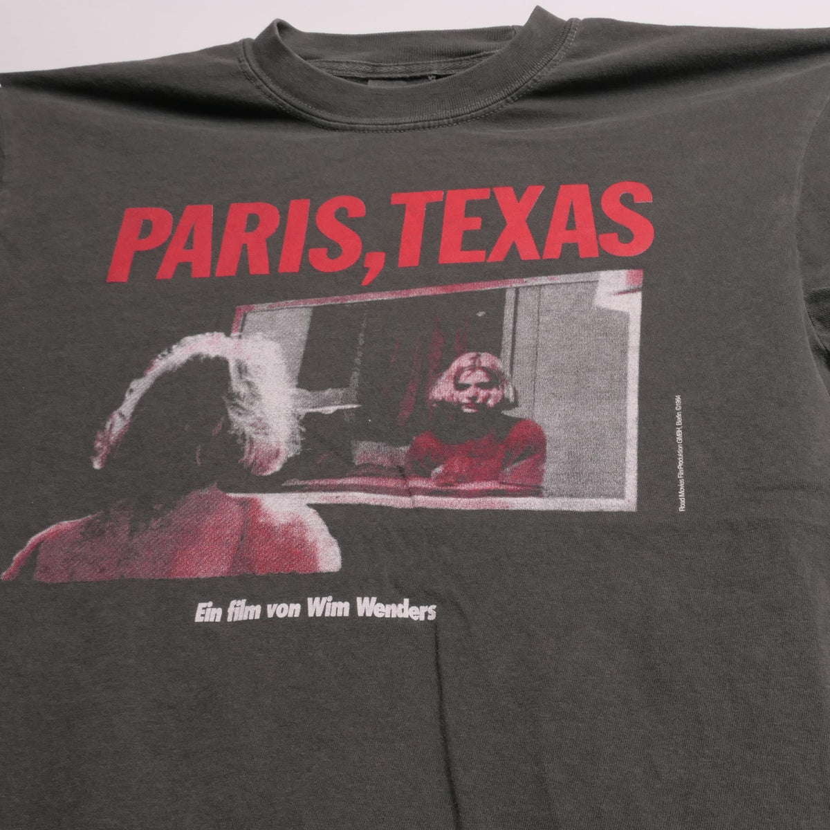 Paris Texas Tee Wim Wenders 1984 Movie Criterion Avant Garde Art House Film German Filmmaker Faded Heavyweigh Medium