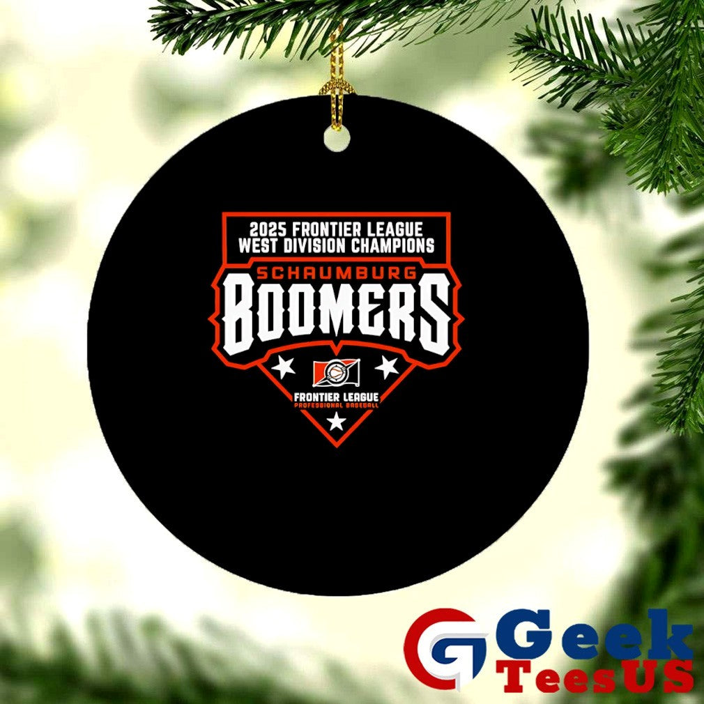 2025 Frontier League West Division Champions Schaumburg Boomers baseball logo Unisex , , , Long Sleeve Tee