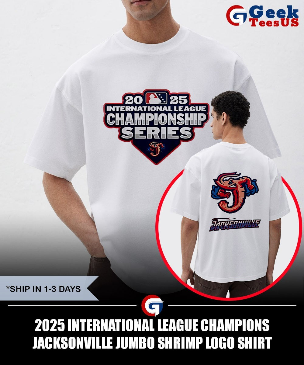 2025 International League Champions Jacksonville Jumbo Shrimp logo shirt Unisex , , , Long Sleeve Tee