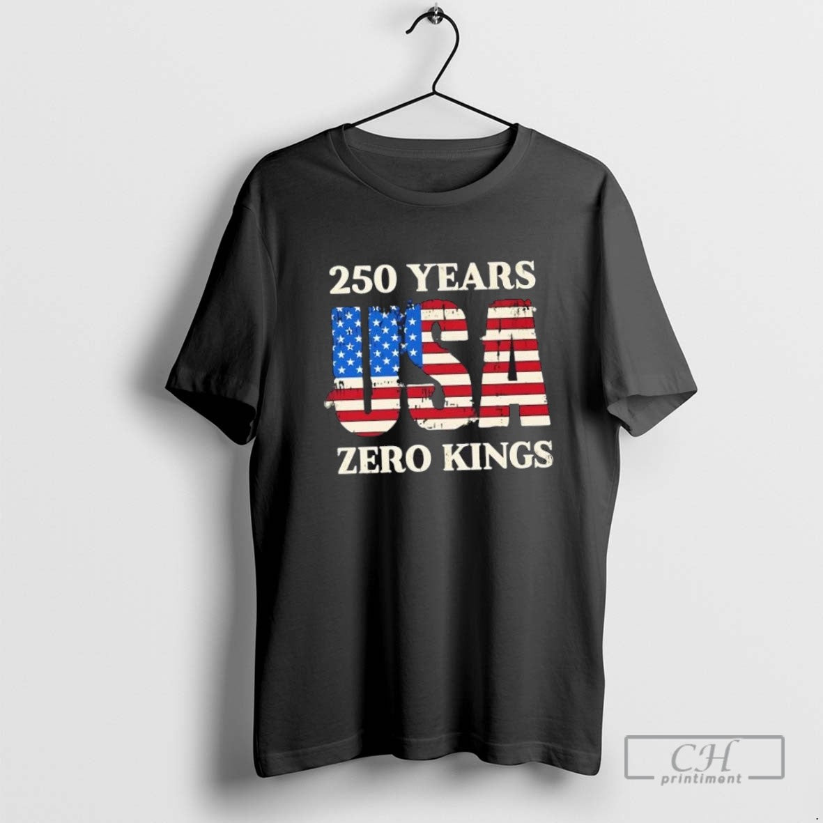 250 Years Zero Kings Usa Flag