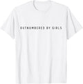 Outnumbered by Girls Funny Parents Humor Gifts Father's Day Unisex , , , Long Sleeve Tee