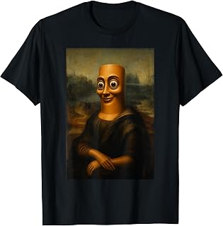 Tung Tung Mona Lisahur Funny Brainrot Meme Unisex , , , Long Sleeve Tee
