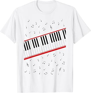 MJ Piano Shirt for Men Women Unisex , , , Long Sleeve Tee