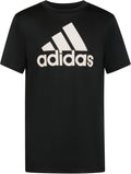 Boys Short Sleeve Aeroready Performance Logo Tee Unisex , , , Long Sleeve Tee