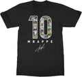 Mbappe-Inspired 10 Collage Graphic - Madrid Tribute Unisex Unisex , , , Long Sleeve Tee