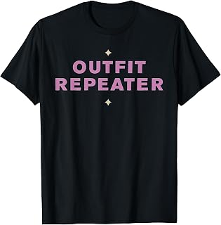 Outfit Repeater Funny Aesthetic Pink Sarcastic Saying Unisex , , , Long Sleeve Tee