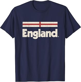 Retro England Flag English Blue Unisex , , , Long Sleeve Tee