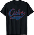 Cubs Vintage Retro Style, Classic 70s & 80s Cubs Unisex , , , Long Sleeve Tee