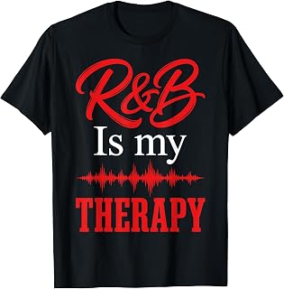 R&B is My Therapy Music Lover Musician Unisex , , , Long Sleeve Tee