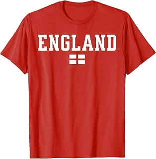 England English Flag White Red Unisex , , , Long Sleeve Tee