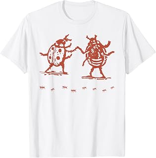 Dancing Lady Bugs Vintage Entomology Entomologist Unisex , , , Long Sleeve Tee