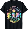 Senior Class of 2027 Back to School Last First Day of School Unisex , , , Long Sleeve Tee