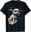 Funny Dog Smoking Goldendoodle Cigarette Cool Dog Design Unisex , , , Long Sleeve Tee