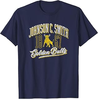 Johnson C. Smith University Golden Bulls Vintage Script Unisex , , , Long Sleeve Tee