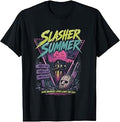 Vintage Summerween Slasher Summer 80s Cute Halloween Classic Unisex , , , Long Sleeve Tee