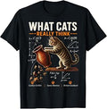 What Cats Really Think Funny Physics Cat Science Unisex , , , Long Sleeve Tee