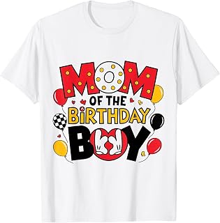 Mom of The Birthday boy Matching Family Party Unisex , , , Long Sleeve Tee