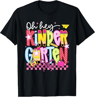 Back to School Oh Hey Kindergarten Preppy Teachers Students Unisex , , , Long Sleeve Tee