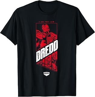 I Am The Law Judge Dredd 2000 AD Comic Montage Unisex , , , Long Sleeve Tee