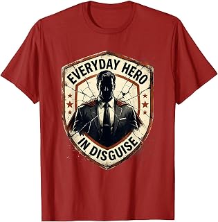 Everyday Hero In Disguise Superhero Design Unisex , , , Long Sleeve Tee