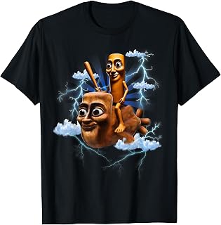 Funny Triple T Riding Fly Tung Tung Sahur Brainrot Meme Unisex , , , Long Sleeve Tee