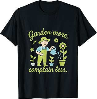 Sponsored Ad - Garden More Complain Less Eco Friendly Living novelty Unisex , , , Long Sleeve Tee