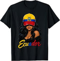 Ecuadorian Flag Pride Ecuador Girl Ecuatoriana Roots Women Unisex , , , Long Sleeve Tee