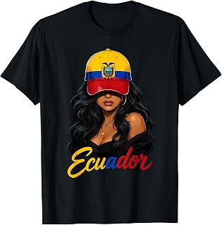 Ecuadorian Flag Pride Ecuador Girl Ecuatoriana Roots Women Unisex , , , Long Sleeve Tee