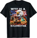 WTF is A Kilometer 4th of July Unisex , , , Long Sleeve Tee