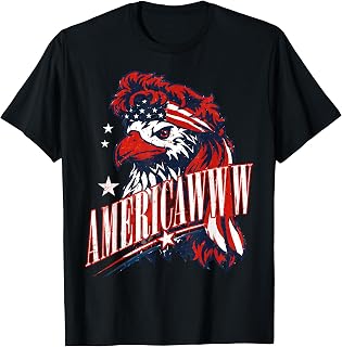 Americaww Sarcastic Fourth of July Bald Eagle Unisex , , , Long Sleeve Tee