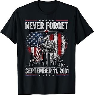 Never Forget September 11 2001 Memorial Day American Flag Unisex , , , Long Sleeve Tee