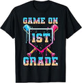 Game On First Grade Baseball Back to School Boys Kids Unisex , , , Long Sleeve Tee