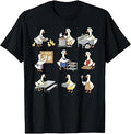 Cute Silly Goose Lunch Lady Cafeteria Worker School Staff Unisex , , , Long Sleeve Tee