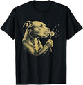 Funny Pitbull Blowing Dandelion Unisex , , , Long Sleeve Tee
