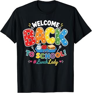Welcome Back to School Lunch Lady Cafeteria Staff Unisex , , , Long Sleeve Tee