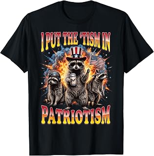 I Put The 'Tism in Patriotism Unisex , , , Long Sleeve Tee