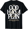 God Has A Plan Jeremiah 29 11 Bible Verse (on Back) Unisex , , , Long Sleeve Tee