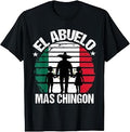 El Abuelo Mas Chingon Grandpa Mexico Unisex , , , Long Sleeve Tee