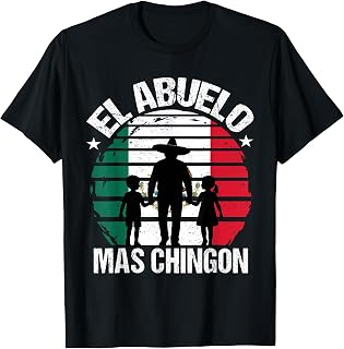 El Abuelo Mas Chingon Grandpa Mexico Unisex , , , Long Sleeve Tee