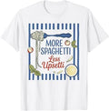 More Spaghetti Less Upsetti Funny Pasta Lover Unisex , , , Long Sleeve Tee