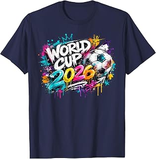 Soccer - World Cup WM 2026 Graffiti Unisex , , , Long Sleeve Tee