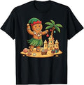 Christmas in July Gingerbread Man Tropical Beach Unisex , , , Long Sleeve Tee