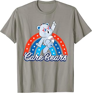 Care Bears: Unlock the Magic 4th of July America Cares Bear Unisex , , , Long Sleeve Tee