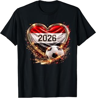 Soccer Football- World Cup 2026 Egypt Unisex , , , Long Sleeve Tee