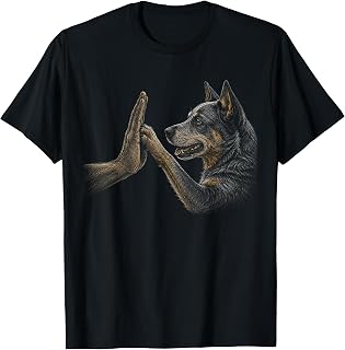 Australian Cattle Dog Blue Heeler Lover Paw Artwork Unisex , , , Long Sleeve Tee